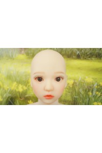 【中古】Momodoll #029 麻里花ヘッド 138cm Aカップ 自立加工OP EVO骨格 肌色 ホワイト