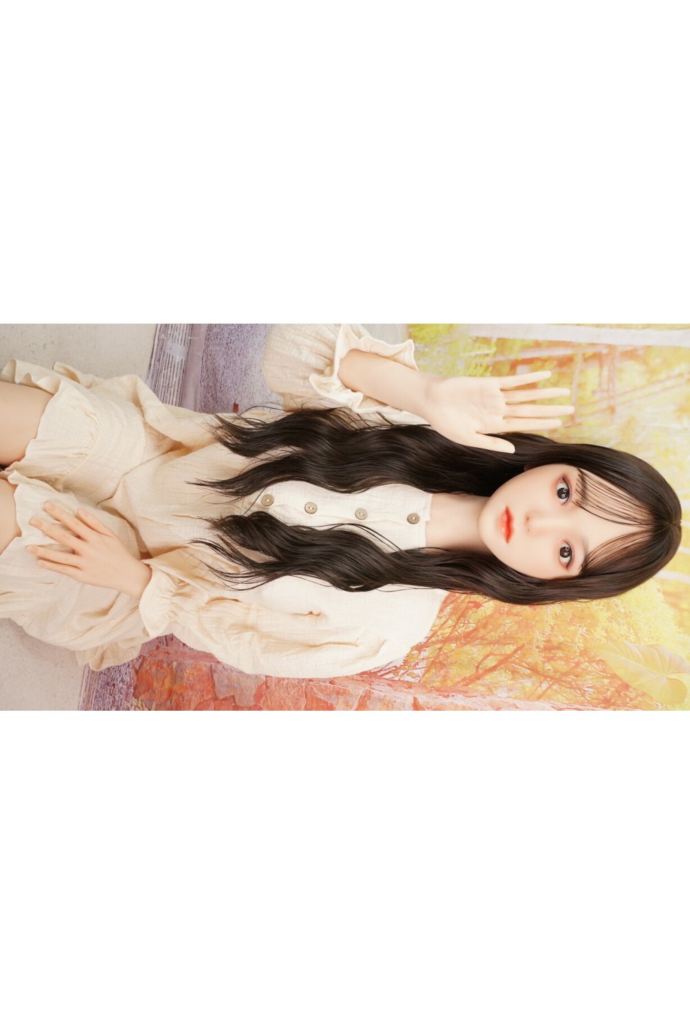 【中古】【初心者応援パック 新古超美品】JXDOLL 160cm Dカップ+ Aicos Doll #舞 硬質シリコンヘッド 【フルシリコン製】