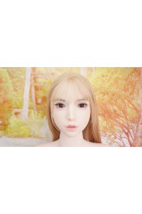 【O初心者応援パック 国内検品済 新品未使用即納品】Yearndoll #Y206-7 明希軟性シリコンヘッド(口開閉&模擬口腔付き ) 162cm Kカップ【フルシリコン製】