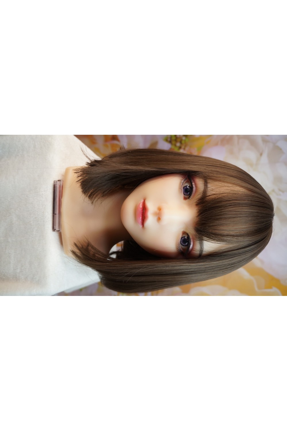 【新古未使用品】GD Sino #G1洛紫 シリコンヘッド単品 眉毛下睫毛植毛OP 視線移動 肌色 ナチュラル