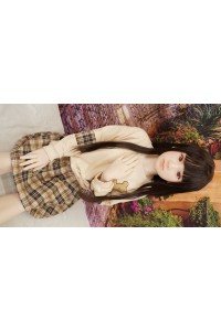 【中古】Momodoll #002 蕾ヘッド 138cm Aカップ 固定式舌OP 自立加工OP EVO骨格 肌色 自然