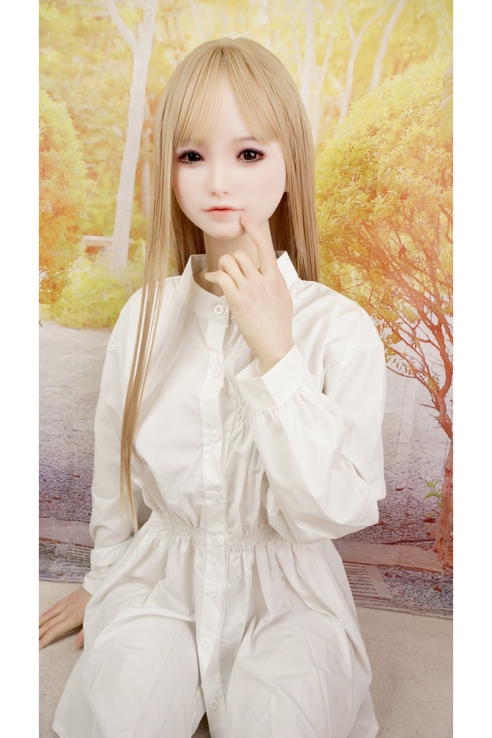 【O初心者応援パック 国内検品済 新品未使用即納品】 Yearndoll #Y216軟質シリコンヘッド 164cm Bカップ 超ソフト胸 本物の皮膚メイク付き 【高級版】