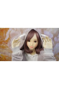AXB Doll #84ヘッド 140cmCカップ バスト中 中空胸 自立加工 視線移動 肌色 ホワイト