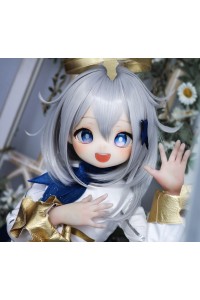 【新品】6kg ソフトビニール製頭部 TPE製ボディ MOZU DOLL 85cm Aカップ 派蒙（Paimeng) 肌色＆眼球色＆メイク＆ウィッグ＆衣装は宣材写真と同じ 小型で軽量化で収納しやい 使いやすい MOZU 0005