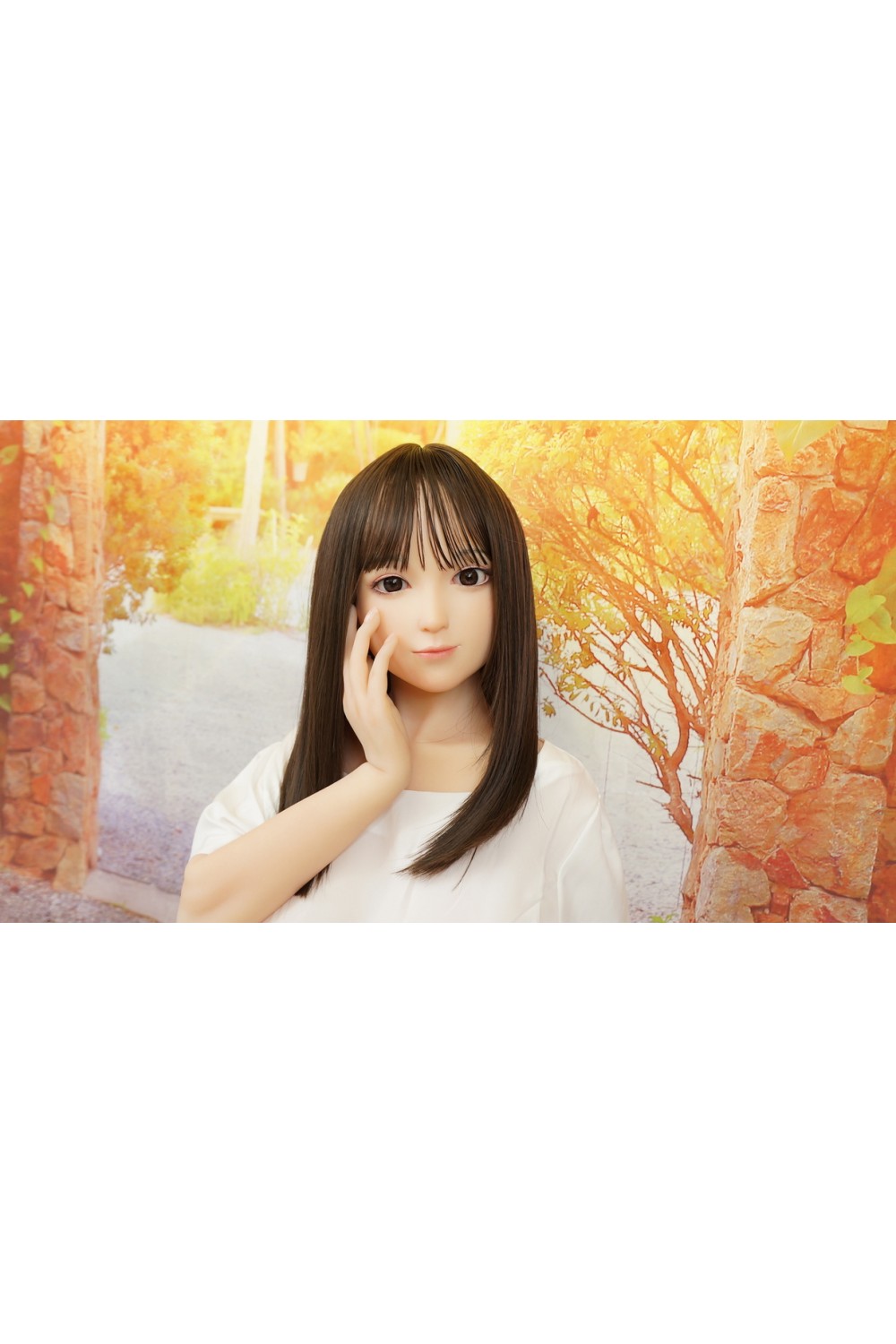 【初心者応援パック 新古超美品】AXB Doll #GD22 硬めシリコンヘッド140cm バスト大 衣装付属 ボディのリアルメイク ゼリー胸 指関節OP 自立加工OP 眉毛と睫毛の植毛 視点移動 陰毛植毛OP 新骨格 肌色 ナチュラル