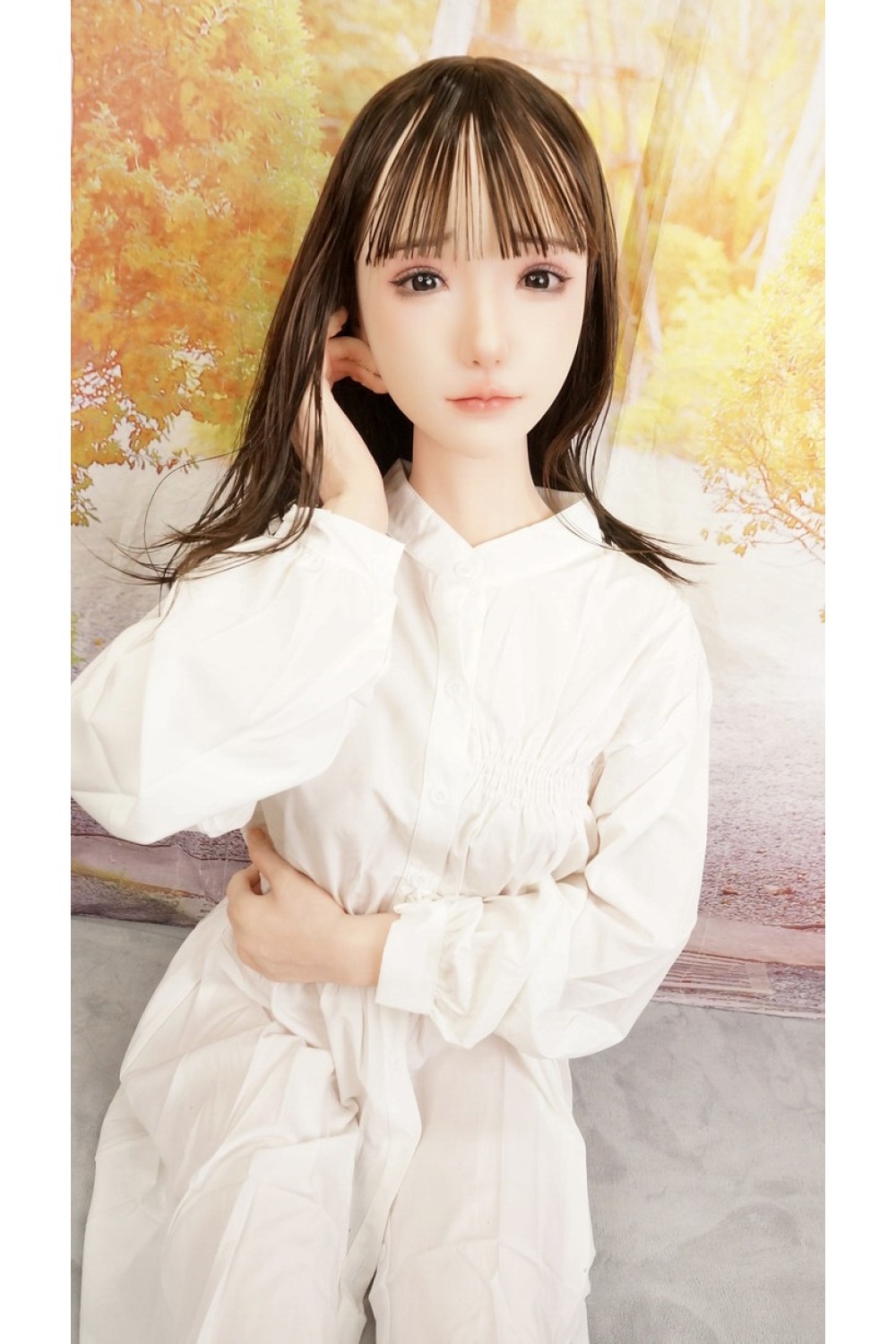 【中古】【初心者応援パック 中古超美品】FUDOLL 150cm Bカップ リアルなボディメイク付き 指関節OP 自立加工OP+ SHEDOLL#楚琳2.0軟質ヘッド(模擬口腔・オーラル機能・顎関節あり)OP【フルシリコン製】【オプション多数】