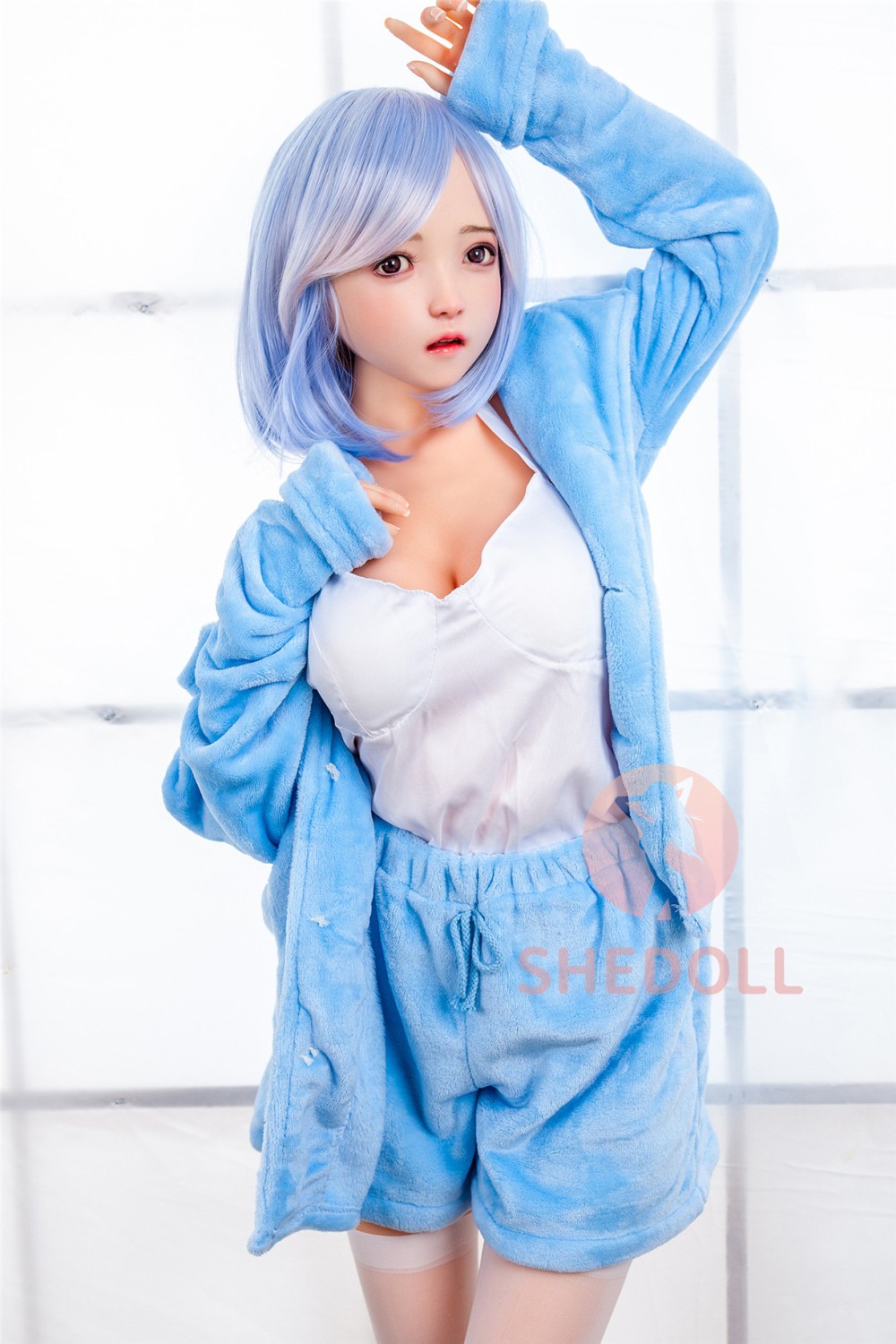 【新品】SHEDOLL ロり系 148cm普通乳 洛小乙（Luoxiaoyi）ヘッド ラブドール ボディー材質など選択可能 カスタマイズ可能 SHE 0010