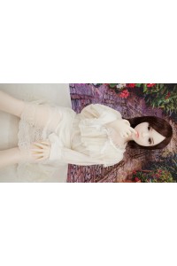 【中古】PiperDoll #Phoebe Elf ears 新発売 130cm シームレス D-cup ゼリー胸 自立加工 各所柔らか仕上げOP ボディのリアルメイク 視点移動 EVO骨格 肌色 ホワイト