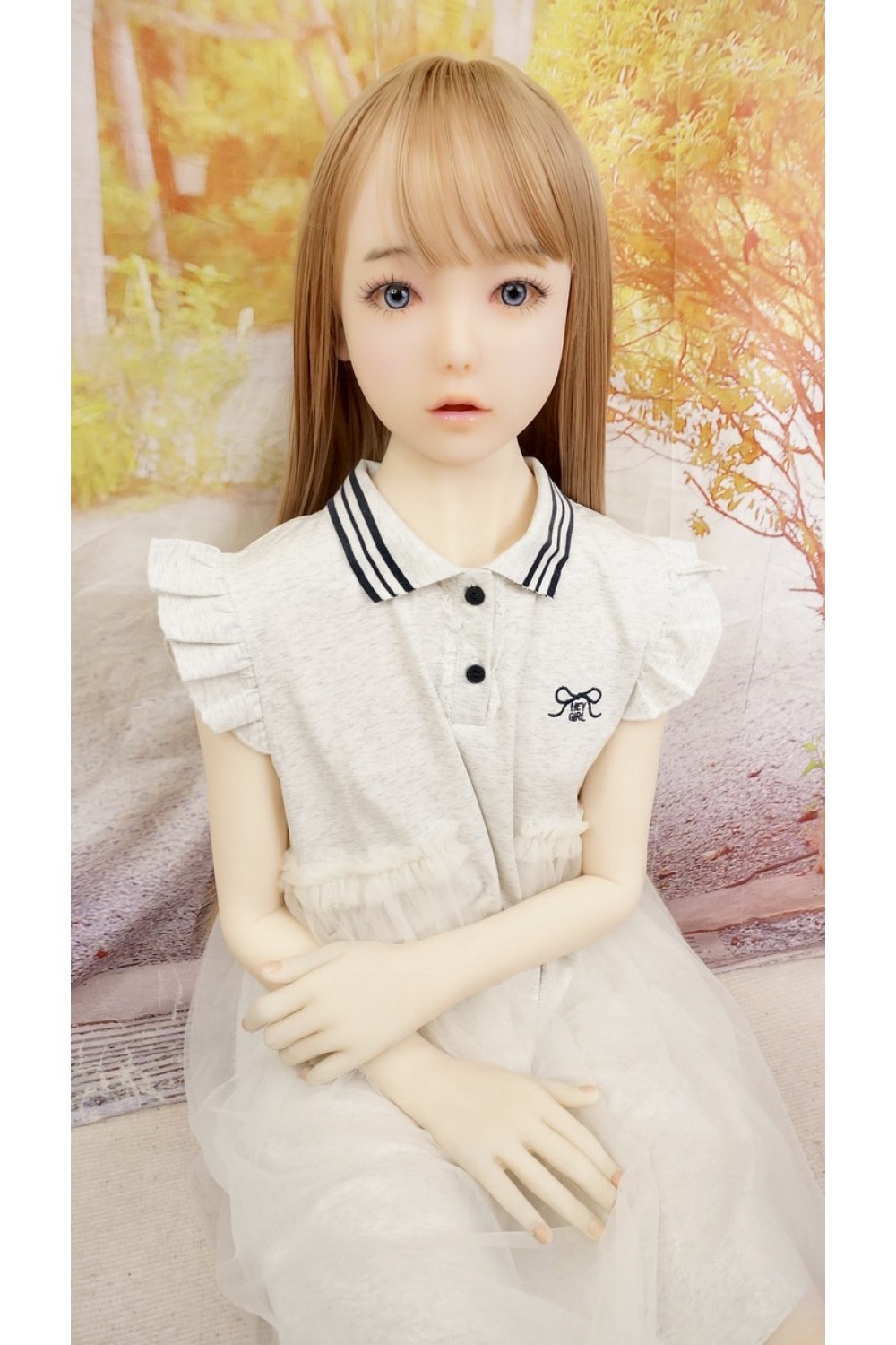 【中古】【初心者応援パック 中古超美品】EXDOLL（アルテトキオ） #Aoi（葵）シリコンヘッド +My Loli Waifu 138cm AAカップ 【フリー骨格】