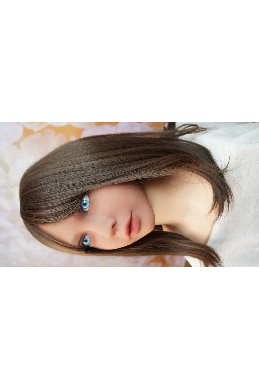 WMDOLL #233 TPEヘッド単品 M16ジョイントボルト 肌色 ダークブラウン