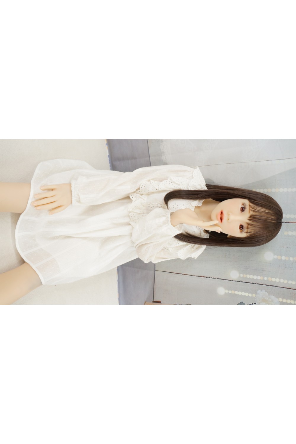 【中古】MOMODOLL #楓 132cm Aカップ 妊娠腹 温度加工OP EVO骨格 肌色 ノーマル