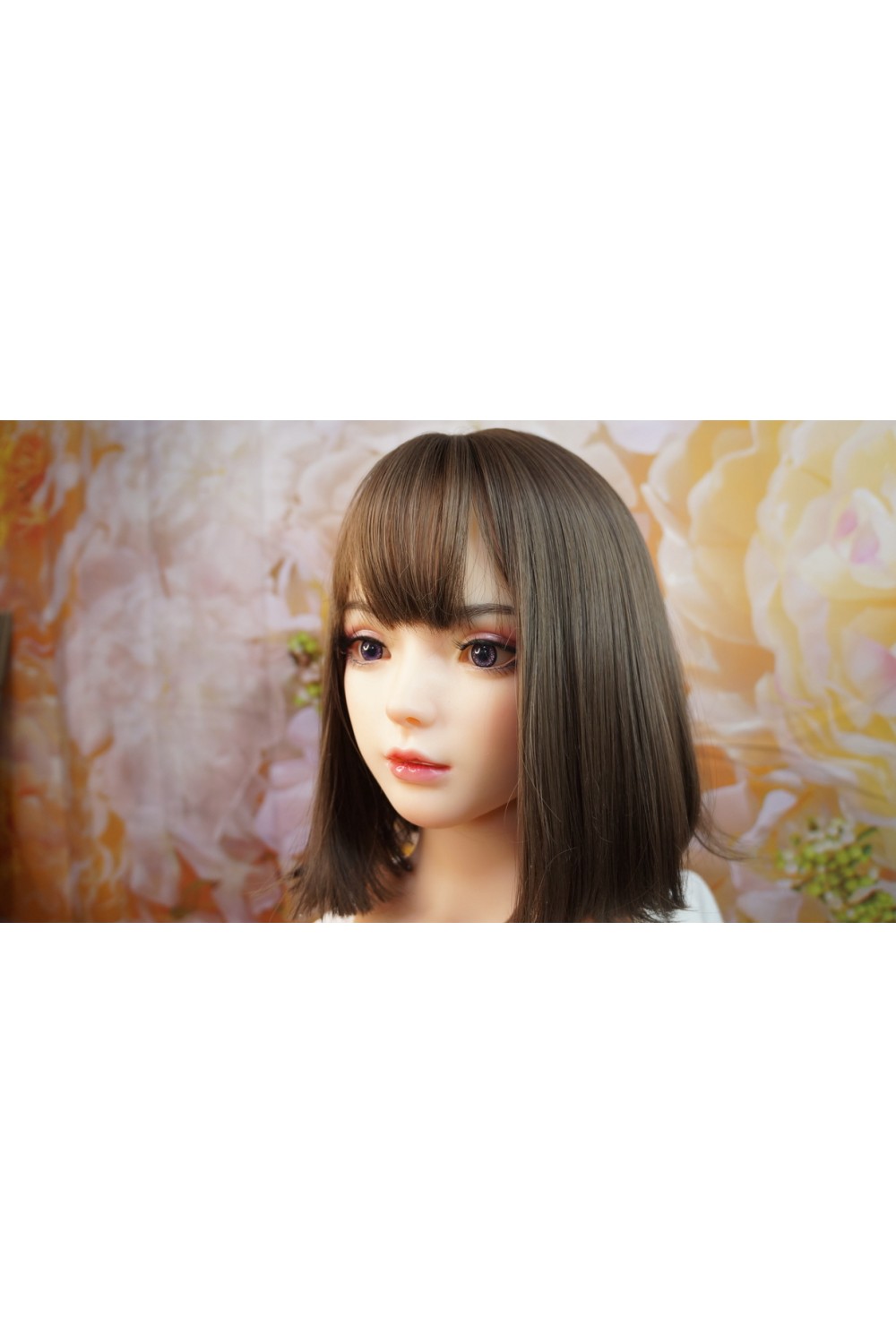 【新古未使用品】GD Sino #G1洛紫 シリコンヘッド単品 眉毛下睫毛植毛OP 視線移動 肌色 ナチュラル