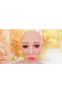 【超美品】AIBEI DOLL#A-9 #160 88cm 爆乳 半身トルソー AIBEI DOLL 純正ヘッド2つ 中空胸 肩関節OP 指関節OP 加温機能OP 新骨格 肌色 ライトブラウン