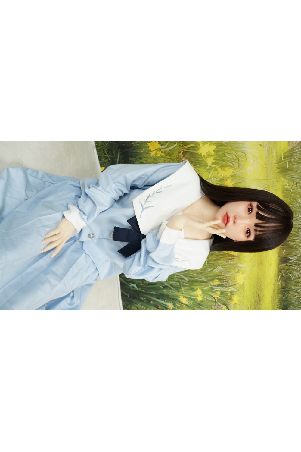 【中古】FUDOLL#7ヘッド 148cm Dカップ 中空胸 眉毛、睫毛の植毛 視点移動 EVO新骨格 肌色 ナチュラル