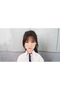 【O初心者応援パック 新古超美品ホール未使用品】JXDOLL #小咪ヘッド75cm 中胸 mini フィギュア フルシリコン製