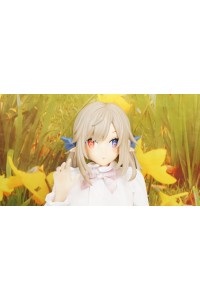 【O初心者応援パック 新古超美品ホール未使用品】Otaku Doll #純白精灵PVC製ヘッド50cm 純白のエルフ
