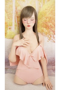 【O初心者応援パック 国内検品済 新品未使用即納品】 Doll Senior #梦RreamROSシリコンヘッド （口開閉機能付き 眉毛と睫毛植毛式 オーラル機能可能(約10cm) 歯と舌付き） 92cm S46 ソフトゼリーお尻 【 奈也(Not ye) シリーズ】【フルシリコン製】