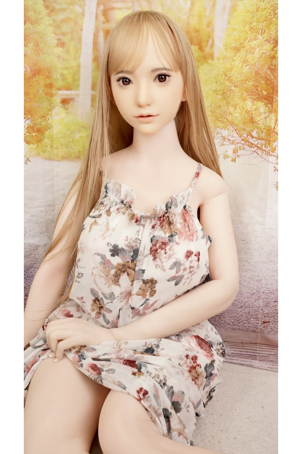 【中古】【初心者応援パック 中古超美品】蛍火日記 #莲(lian)硬めシリコンヘッド（口開閉機能あり、オーラル可能、眉毛と睫毛植毛付き）OP 158cm Eカップ リアルメイク付き【S-TPE製】【オプション多数】