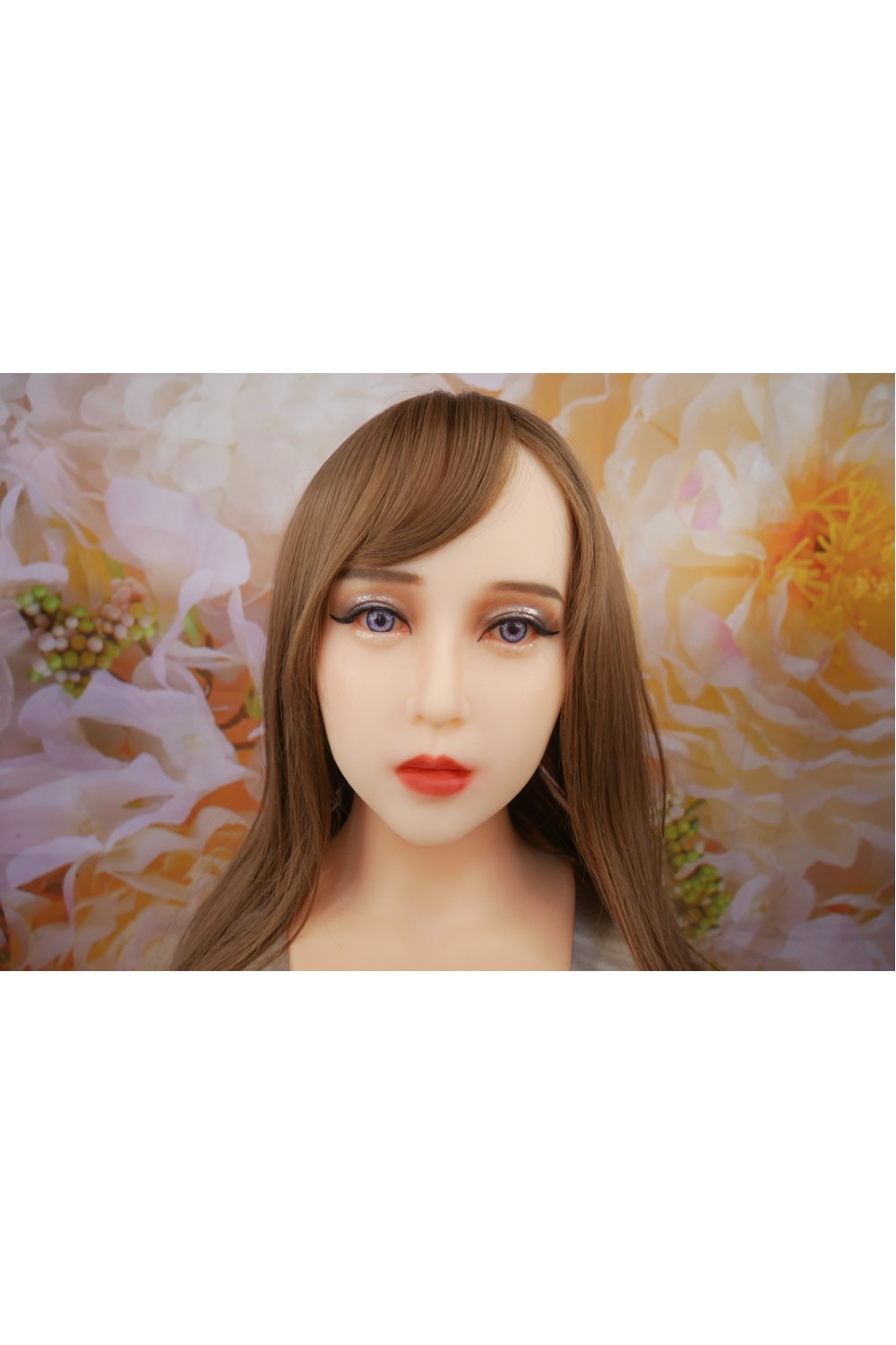 【当店オリジナルメイク 美品】MZRDOLL #思思 ヘッド単品 視線移動 M16ジョイントボルト 肌色 ナチュラル