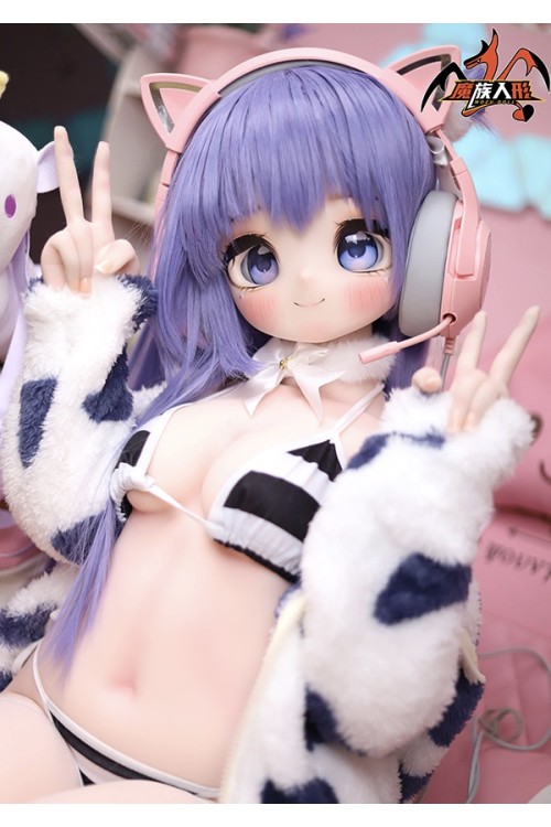 【新品】【新作 ヘッド二つ付き！ボディ二種類選択可能】MOZU DOLL 130cm 小薰ちゃん ビニール製頭部+TPE製頭部 TPE製ボディ 肌色＆眼球色＆メイク＆ウィッグ＆衣装は宣材写真と同じ MOZU 0004