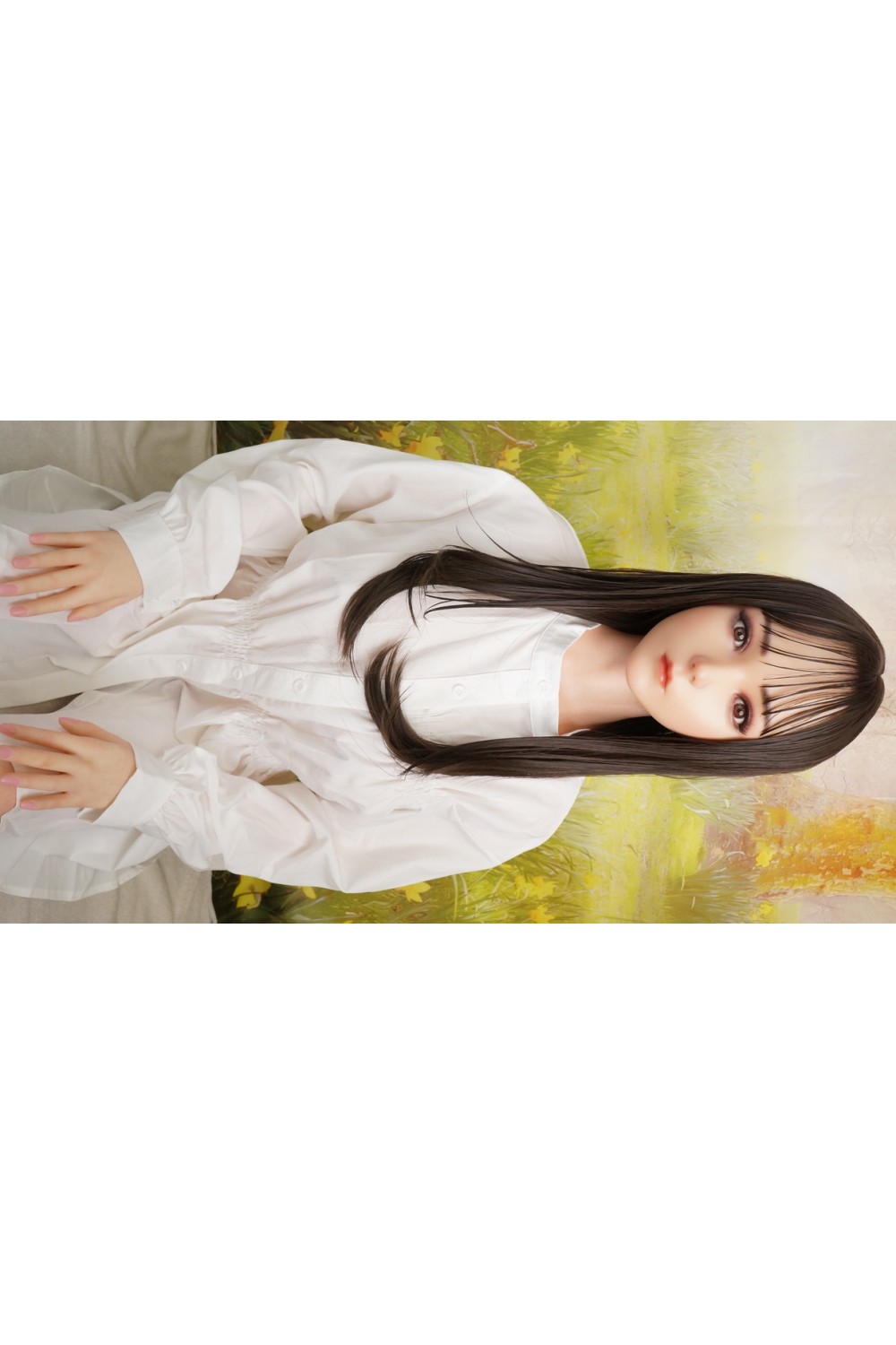 【初心者応援パック 新古美品】RZR Doll（人造人） #14小十四ちゃん 硬めシリコンヘッド160cm Eカップ 衣装付属 ゼリー胸 視点移動 指関節 陰毛の植毛 新骨格 肌色 ナチュラル