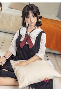 【新品】SHEDOLL 148cm Dカップ 双子 南溪（ＮanXi） 硬めシリコンヘッド 1.0 ラブドール メイク ボディー材質など選択可能 カスタマイズ可能 掲載画像はフルシリコン製 SHE 0045