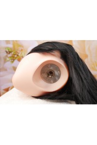 【新古未使用品】アート技研（Art-doll） #M1澪 M16ジョイント汎用版 シリコンヘッド単品 髪の毛植毛OP 眉毛と睫毛の植毛OP 肌色 ナチュラル