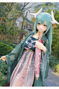 【新品】Aotume Doll アニメドール 145cm Dカップ #106ヘッド清姫コス ヘッド及びボディー材質選択可能 AOT 0061