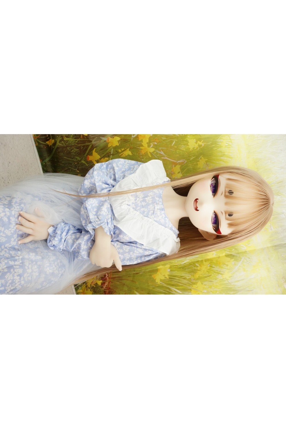 【中古】【初心者応援パック 中古美品】GUAVADOLL #DM03ソフトビニール製ヘッド 手描きメイク カスタム3Ｄ口OP 132cm バスト平