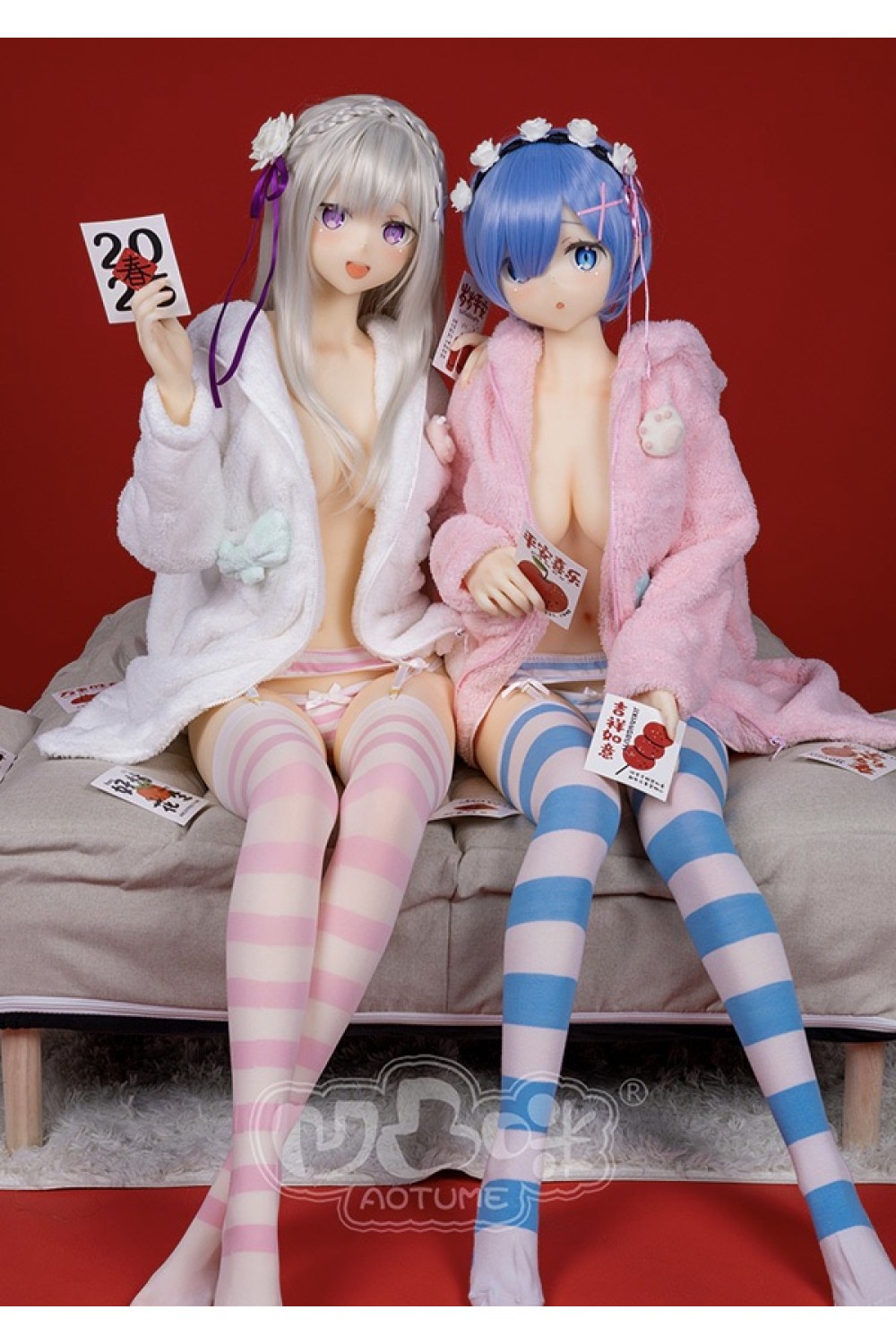 【新品】Aotume Doll 155cm Cカップ #125ヘッド Emilia (エミリア) cosplay リアルアニメラブドール AOT 0078