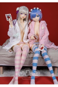 【新品】Aotume Doll 155cm Cカップ #125ヘッド Emilia (エミリア) cosplay リアルアニメラブドール AOT 0078