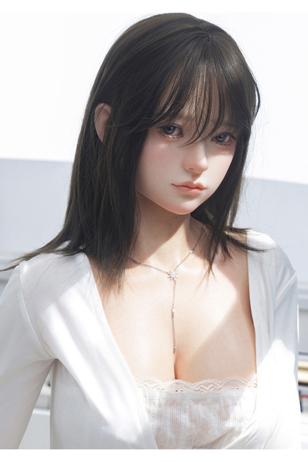 【新品】蛍火日記 165cm Cカップ 琉璃（liuli）メイク② ピアノ少女 フルシリコン製ラブドール 口開閉機能選択可能 リアルラブドール 超リアル塗装加工あり HO 0024
