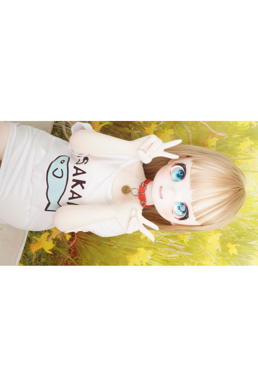 【O初心者応援パック 新古超美品ホール未使用品】MOZU DOLL # 黄豆狐 ソフトビニール製