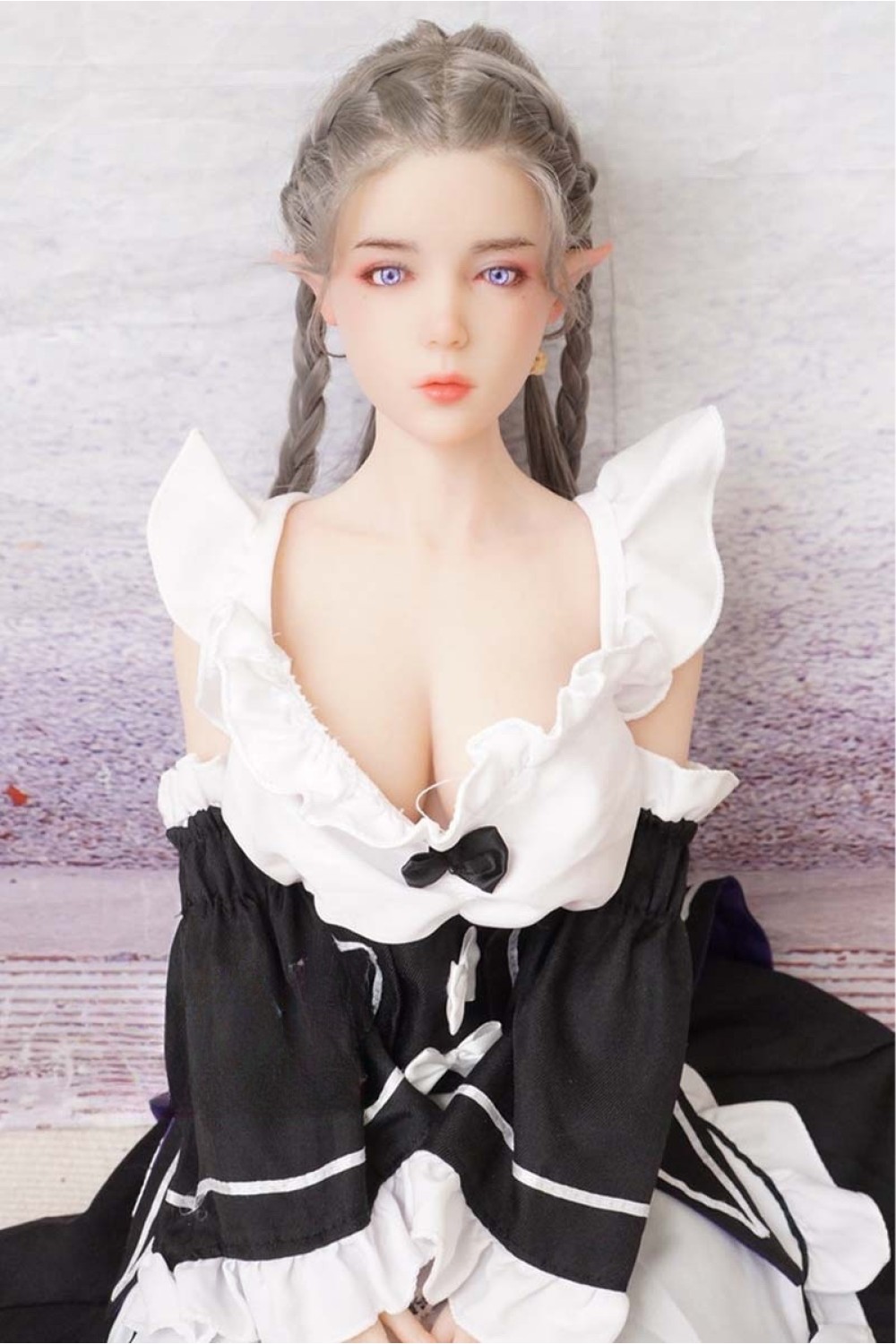 【初心者応援パック 中古超美品】Qita Doll #琪琪（qiqi）ELFヘッド76cm 【フルシリコン製】