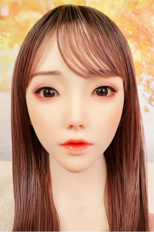 【中古】【O新古超美品 ホール未使用品】Bezlya Doll #珊瑚 高級職人メイクOP 硬質シリコンヘッド単品(155〜161xcm推奨)