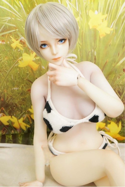 【中古】 Mini Doll #N4シリコンヘッド 72cm 巨乳+手足分離式 フルシリコン製