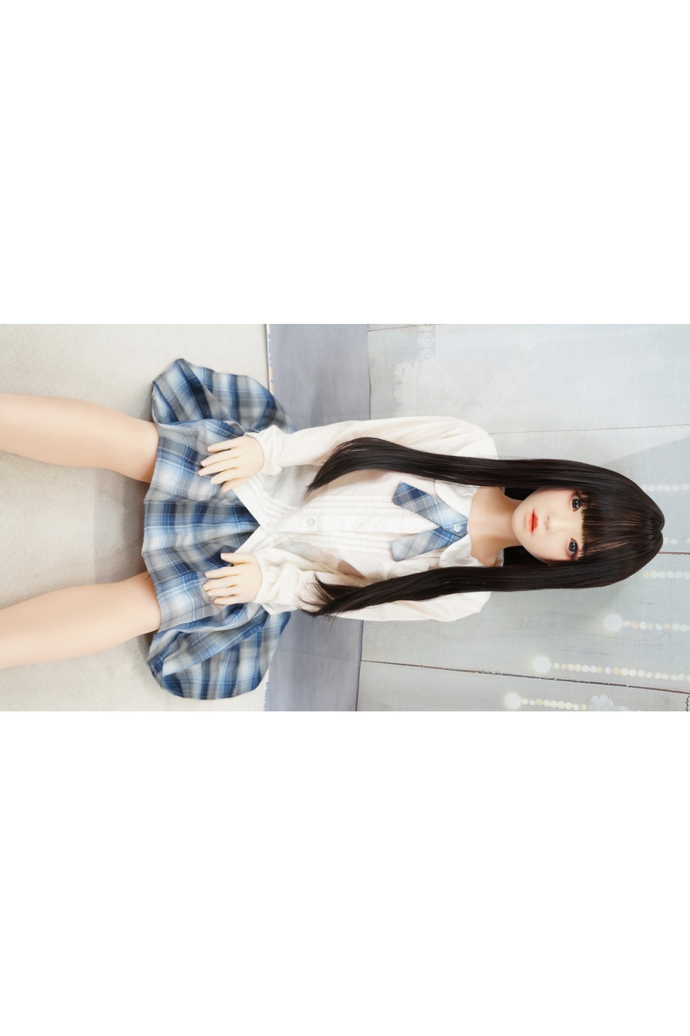 【中古】FUDOLL #8硬質シリコンヘッド136cm Acup 眉毛と睫毛の植毛 視点移動 EVO新骨格 肌色 ナチュラル