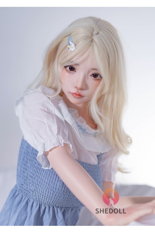 【新品】SHEDOLL 148cm Dカップ 洛伊（Luoyi）2.0 メイク③ラブドール 金髪妖精 ボディー材質など選択可能 カスタマイズ可能 掲載画像はフルシリコン製 SHE 0074