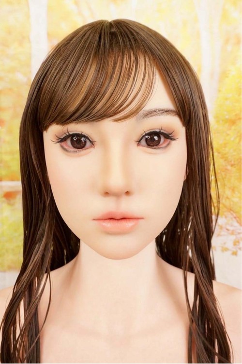 【中古】【O新古超美品 ホール未使用品】MMXDOLL（木木夕）#小橘子（Xiaojuzi）口開閉機能あり（オーラル機能あり）OP 職人Art系メイク 軟性シリコンヘッド単品(163〜165cm推奨)