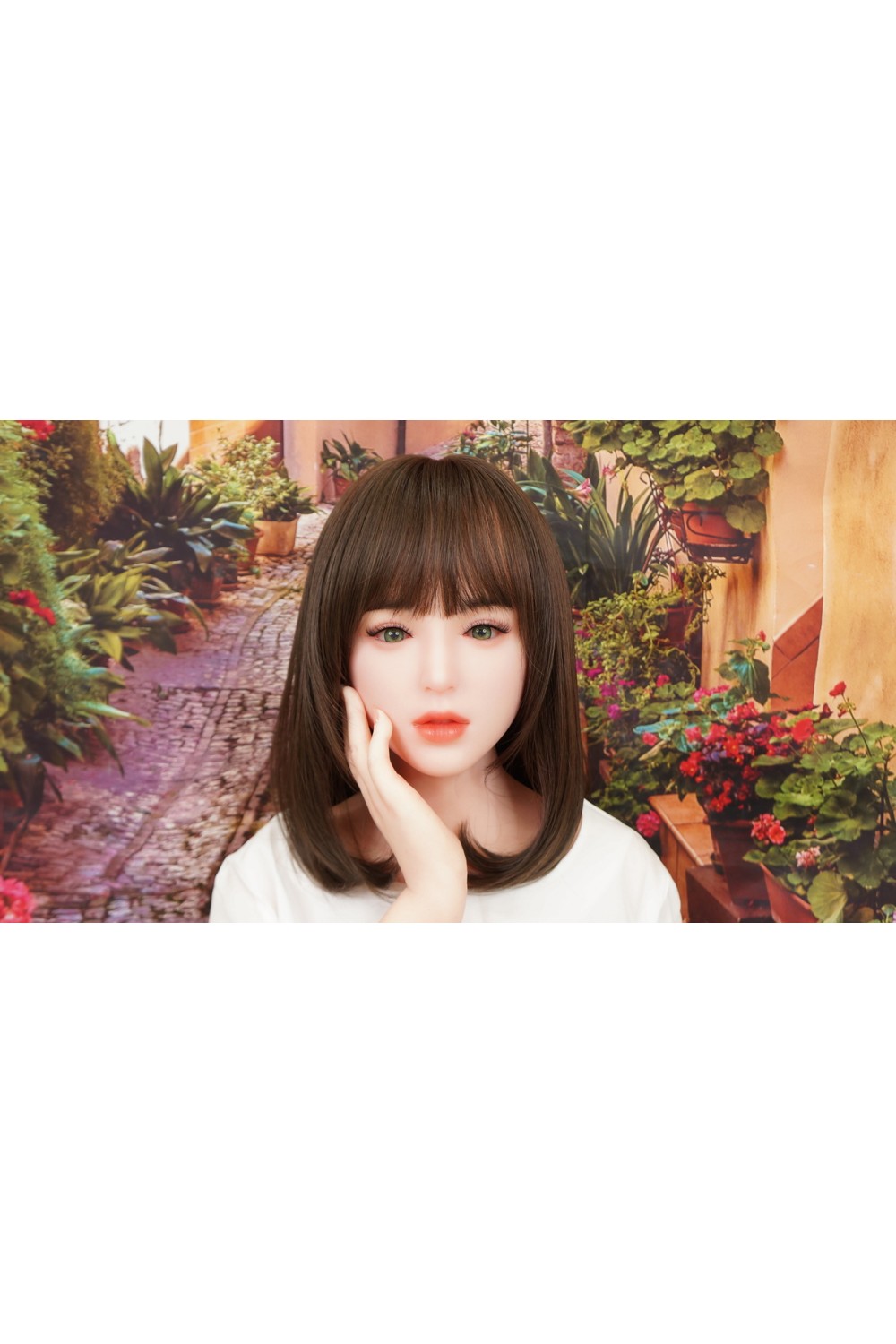 【初心者応援パック 新古美品】アート技研(Art-doll) #M1 澪(みお)ヘッド-オーラル機能なし(ほくろ無し)ヘッド 新発売 148cm Dカップ M16ジョイント汎用版 衣装付属 超リアルメイク 胸の柔らか仕上げ 眉毛と睫毛の植毛OP 視点移動 指関節 自立加工 新骨格 肌色 ピンク
