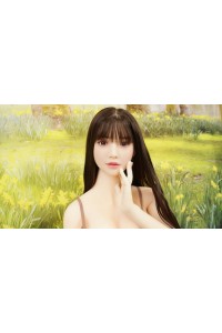【中古】Cosdoll #35 怜音ヘッド158cm ビッグ胸 中空胸 髪の毛の植毛OP 自立加工OP 眉毛と睫毛の植毛 肌色 ナチュラル