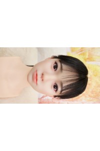 【中古】【O新古超美品 ホール未使用品】CATDOLL #Tamiソフトシリコンヘッド(オーラル機能+口開閉機能あり+口腔機能)単品 髪の毛の植毛OP(136〜146cm推奨)