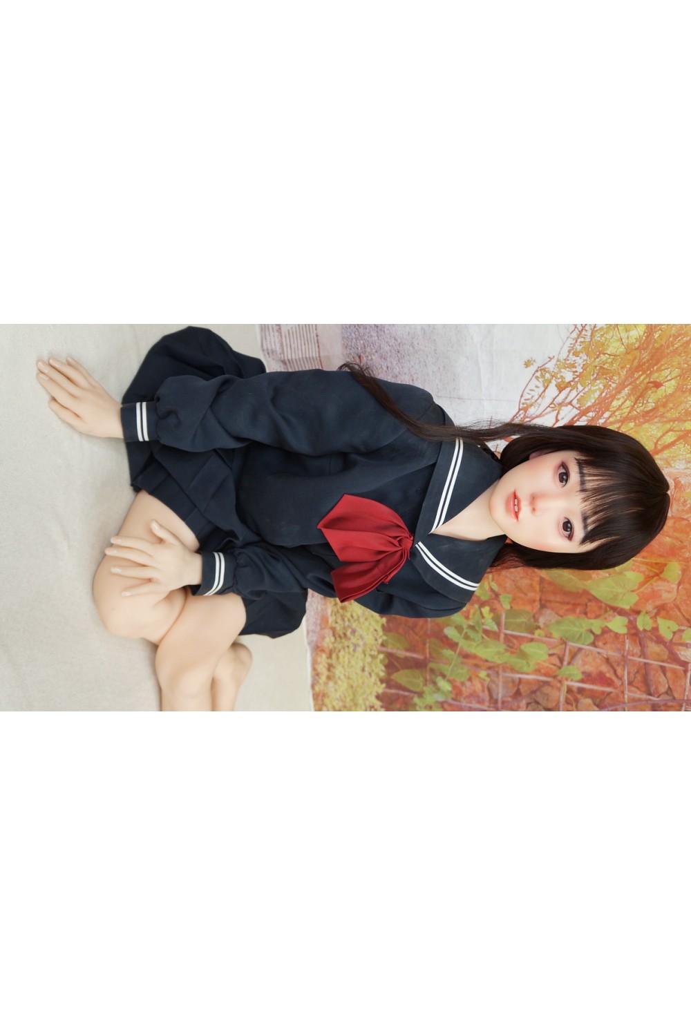【中古】My Loli Waifu #美亜 Mia硬めシリコンヘッド＋CatDoll 138CM 衣装付属 へッド職人メイクOP 自立加工 眉毛と睫毛の植毛 視点移動 新骨格 肌色 ナチュラル