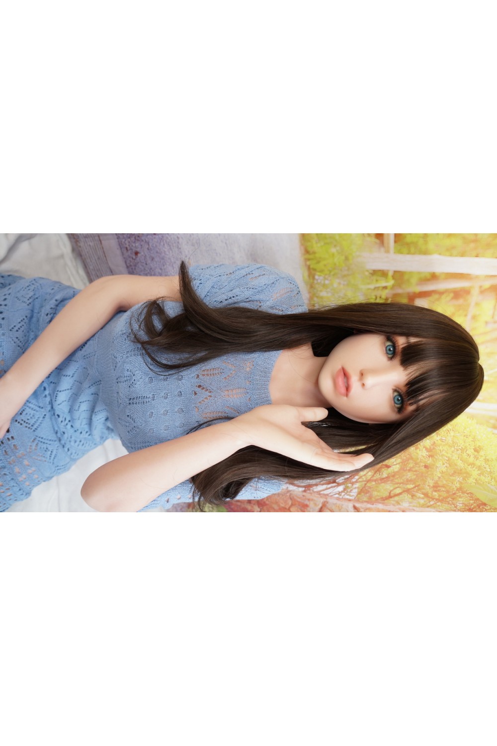 RZR Doll（人造人） 155cm Eカップ #No.9Ailinna ゼリー胸 植毛仕様 リアルメイク 指関節 自立加工 視線移動 肌色 ピンク