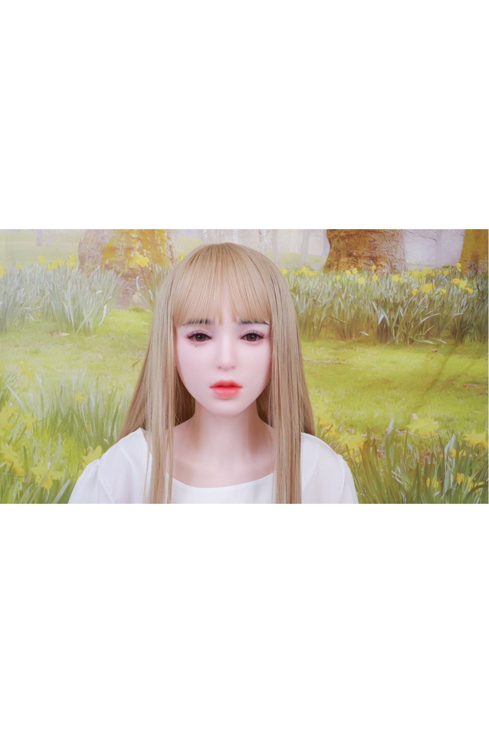 【初心者応援パック 新古超美品ホール未使用品】アート技研(Art-doll) ＃M1澪(ホクロ有りタイプ) ヘッド 148cm 貧乳 M16ジョイント汎用版 衣装付属 超リアルメイク ハードフィートOP 眉毛と下睫毛の植毛OP 視点移動 指関節 お尻の柔らか仕上げOP 新骨格 肌色 ピンク