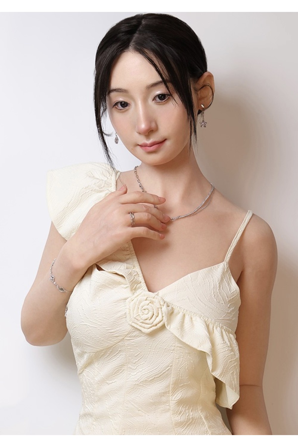 【新品】MMXDOLL（木木夕）172cm Dカップ 夢珠（Mengzhu） シリコン製 職人リアル系メイク熟女 高身長ラブドール オフショルダードレス MM 0019