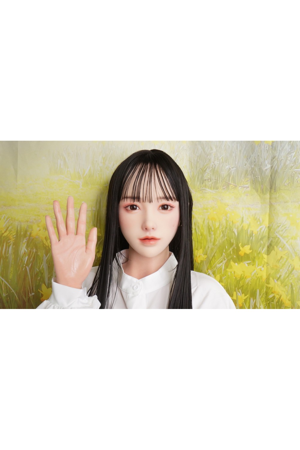 【O初心者応援パック 新古超美品ホール未使用品】FUDOLL #小北(xiaoobei)軟性シリコンヘッド RBリアルメイク 161cm Eカップ【フルシリコン製】