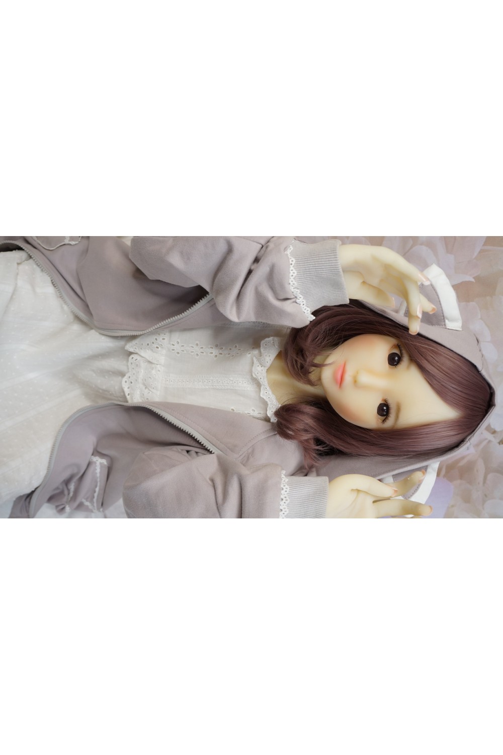 AXB Doll #84ヘッド 140cmCカップ バスト中 中空胸 自立加工 視線移動 肌色 ホワイト