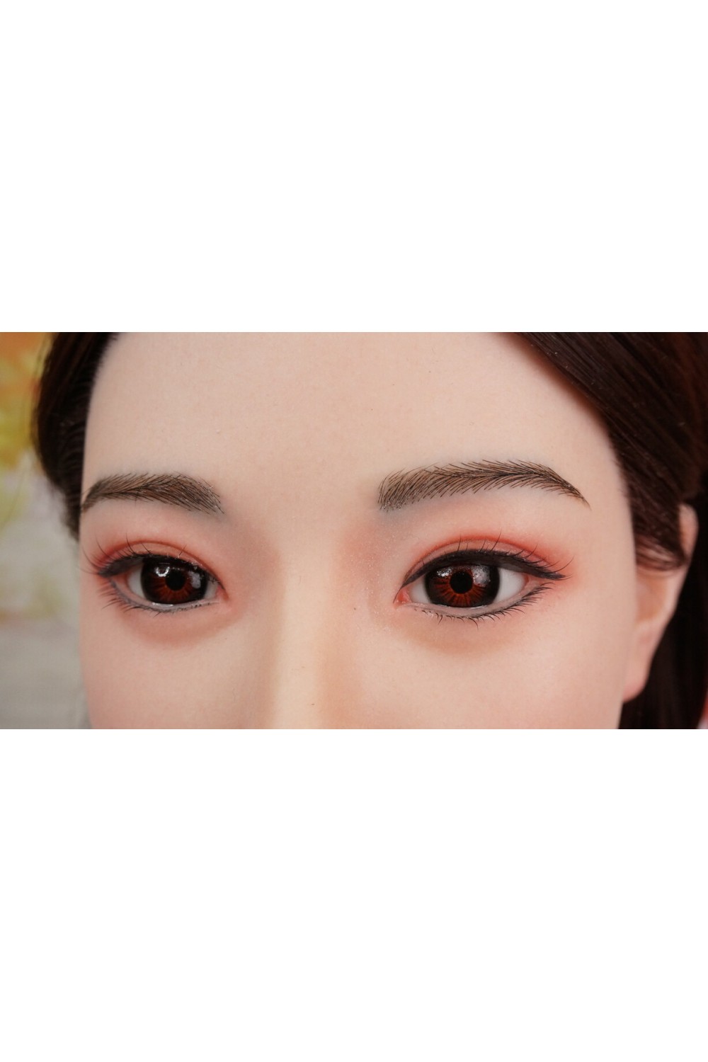 【中古】【O新古超美品 ホール未使用品】Starpery #BingBing毛細血管付き眼球OP 軟性シリコンヘッド単品(159cm推奨)
