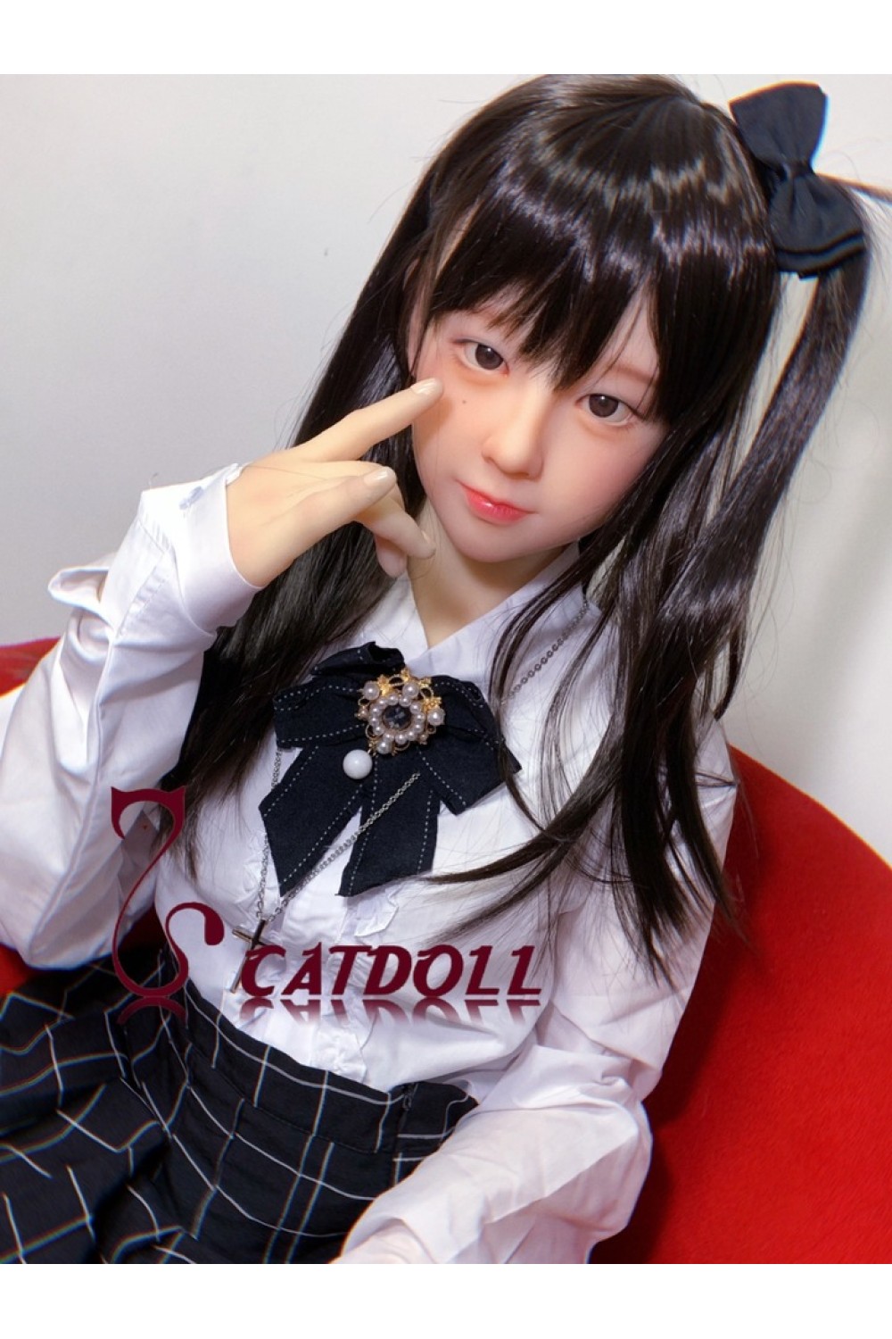 【国内検品済 新品未使用即納品】catdoll #Ya ヘッド (TPE製) 146cm B-cup 超リアルメイク 自立機能 EVO骨格 肌の色：ナチュラル